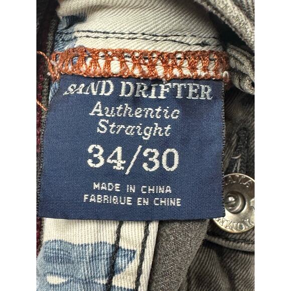 Tommy Bahama Men's Sand Drifter Authentic Straight Leg Jeans - Size 34x29 *READ* - Picture 8 of 8